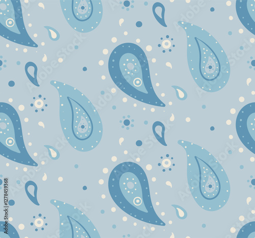 Style intricacy, tropical designer. Decorative wrapping as endless event. Seamless decor in royalty pastel.