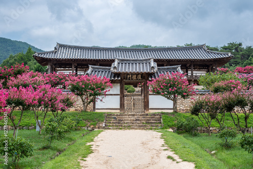 Byeongsanseowon Confucian Academy in Andong city in South Korea