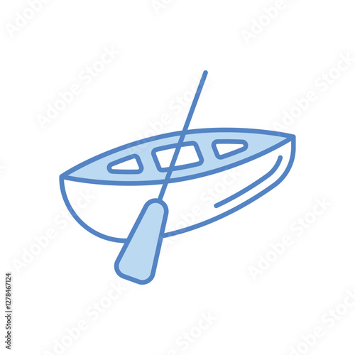 Canoe Vector icon