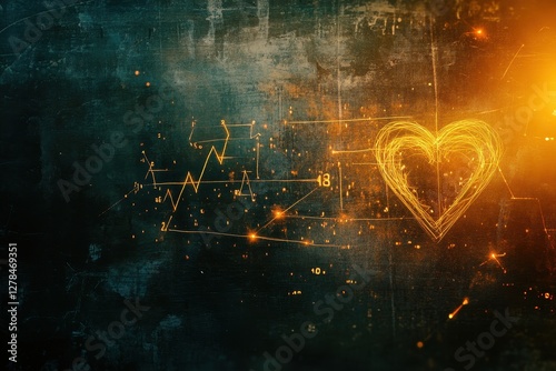 Heartbeat Visualization with Creative Abstract Light Effects
