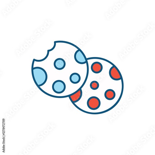 Cookie vector icon