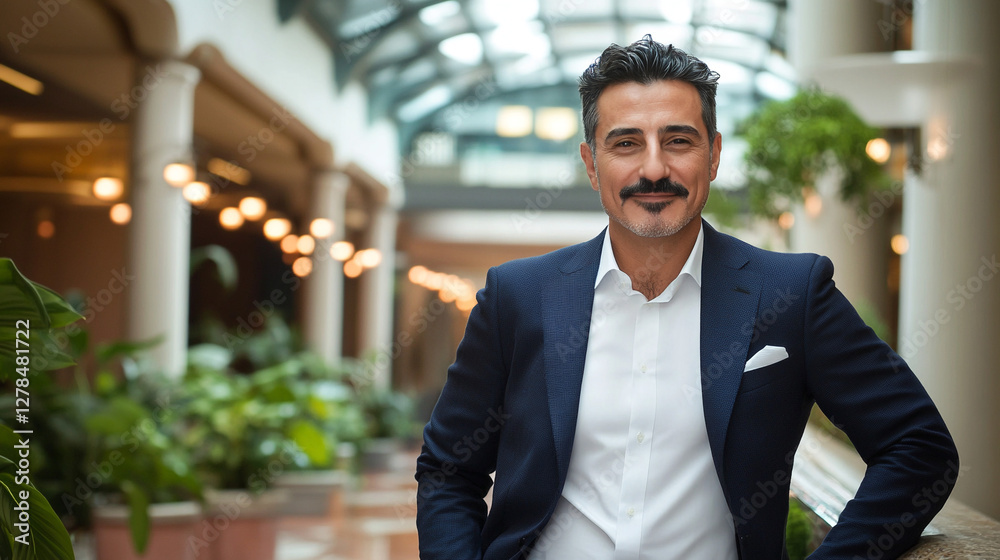 Portrait of Middle Eastern businessman. 