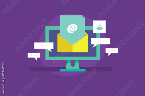 Email Messages open rate, Email marketing campaign, Email messages to potential customers, Newsletter marketing.