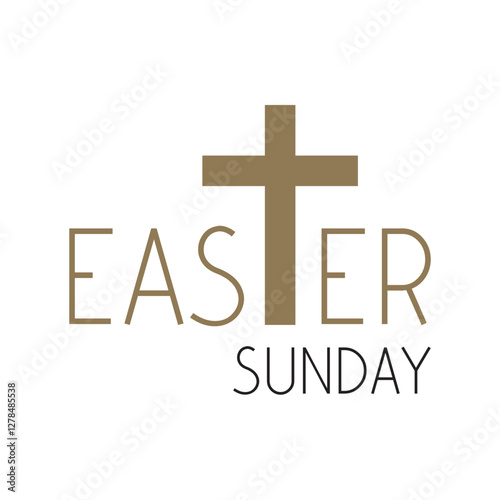Easter Sunday Cross banner