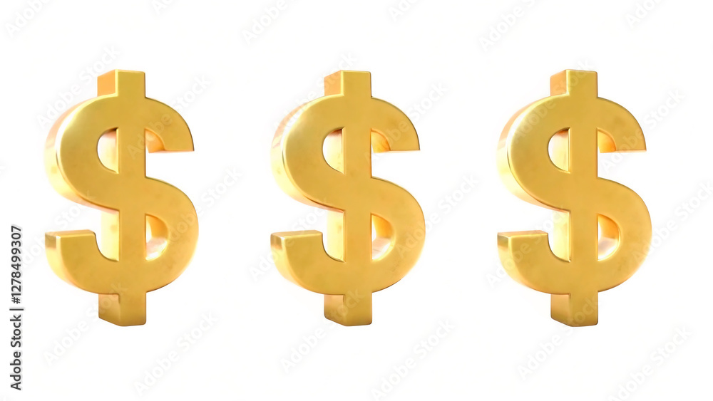 golden dollar sign golden dollar sign
