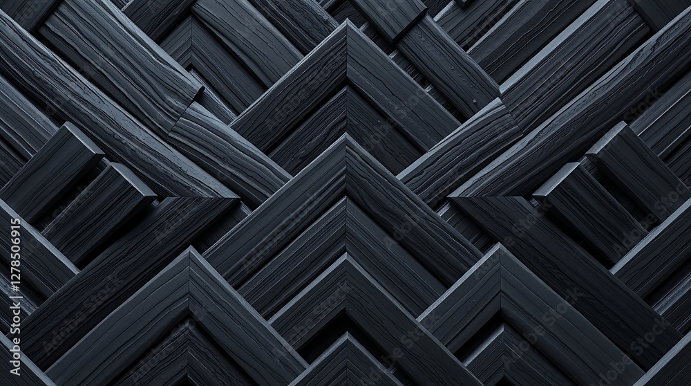 Sleek digital abstract design featuring layered dark gray and black chevron patterns, creating depth, movement, and a modern, minimalist aesthetic with 3D effects. Sleek digital abstract design featuring layered dark gray and black chevron patterns, creating depth, movement, and a modern, minimalist aesthetic with 3D effects.