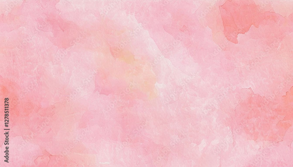 Soft Pastel Pink Watercolor Background With Cloud Patterns Soft Pastel Pink Watercolor Background With Cloud Patterns