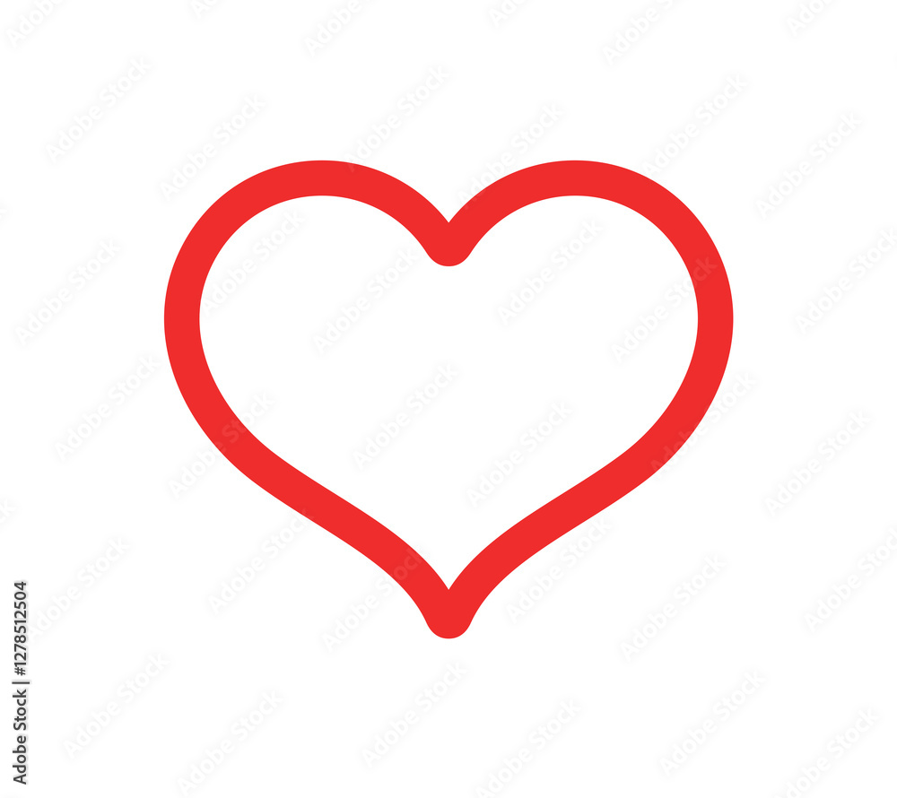 Abstract heart symbol graphic design Abstract heart symbol graphic design