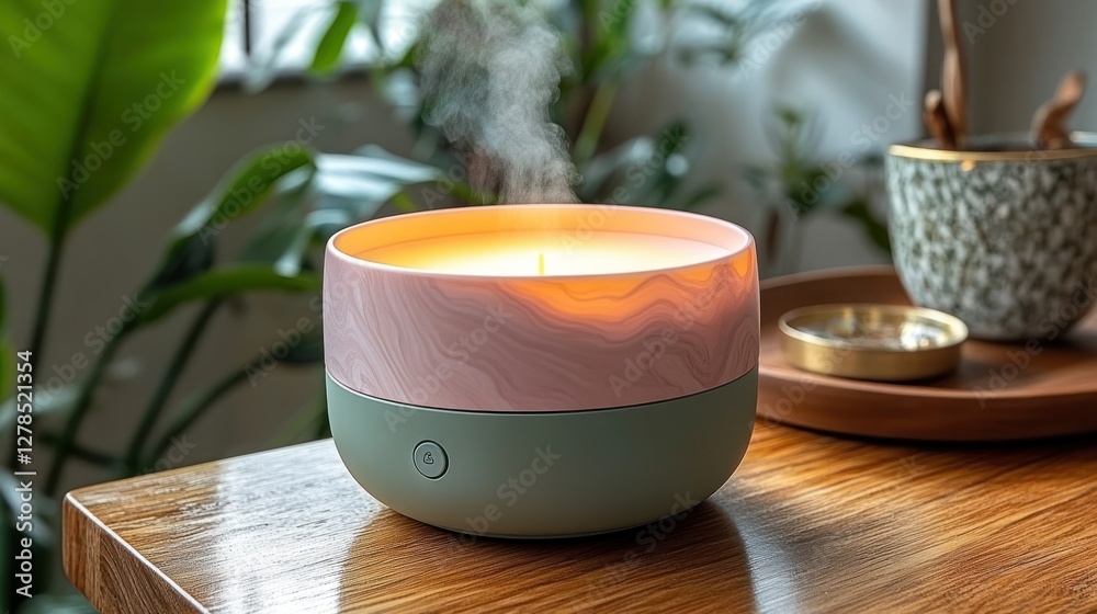 Serene Aromatherapy: Diffuser with Gentle Light Serene Aromatherapy: Diffuser with Gentle Light