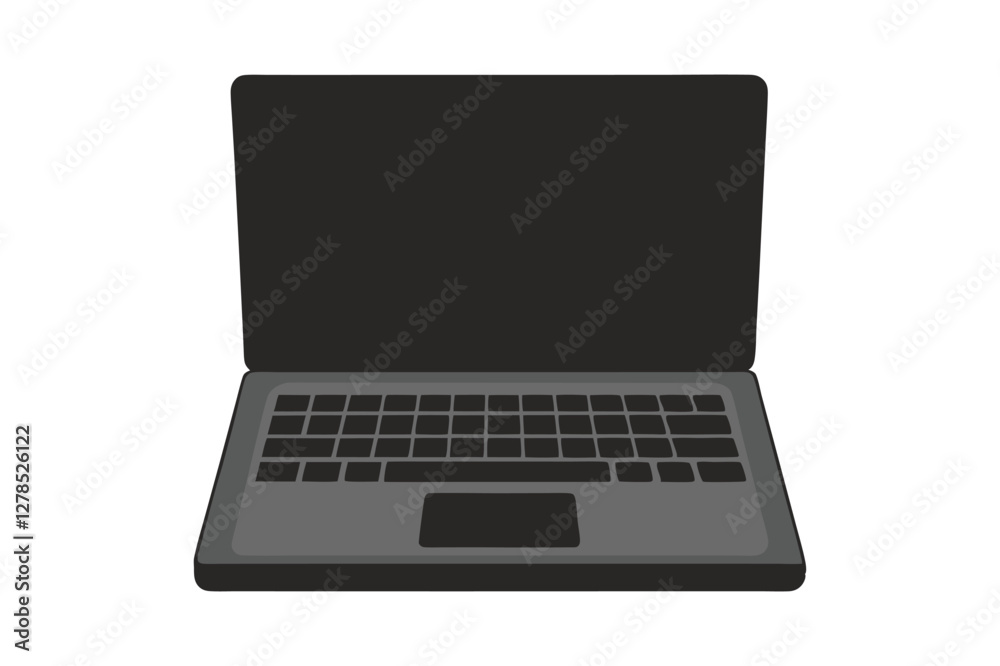 laptop isolated on white background laptop isolated on white background