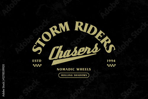 Motorcycle racing typography tshirt design Retro  Graphics