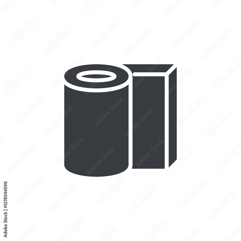 Insulation material vector icon Insulation material vector icon