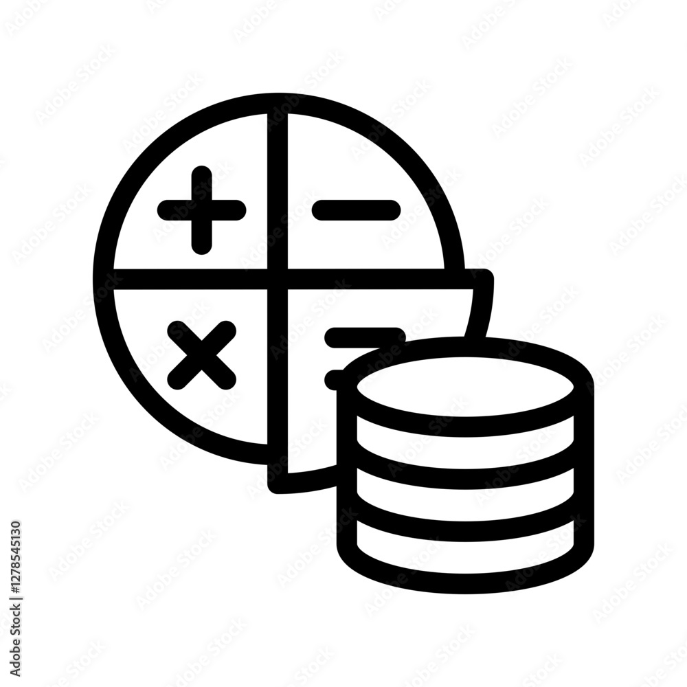 Calculator icon design template SVG Calculator icon design template SVG