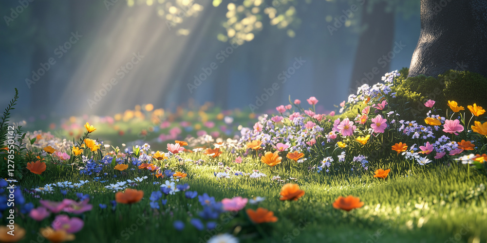 Obraz premium field of flowers