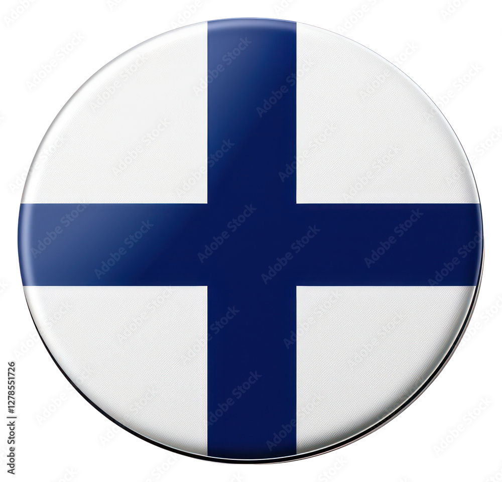 PNG Finland background symbol button.
