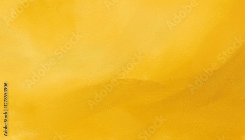 Abstract yellow watercolor painted paper texture background banner panorama