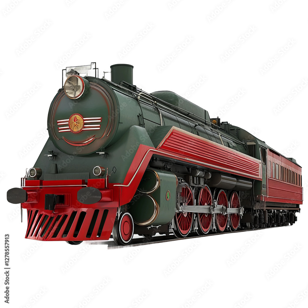 Fototapeta premium old steam locomotive