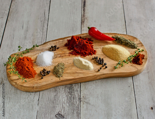 deconstructed seafood seasoning made with different spices