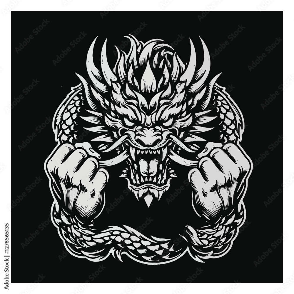 Fototapeta premium tribal tattoo design