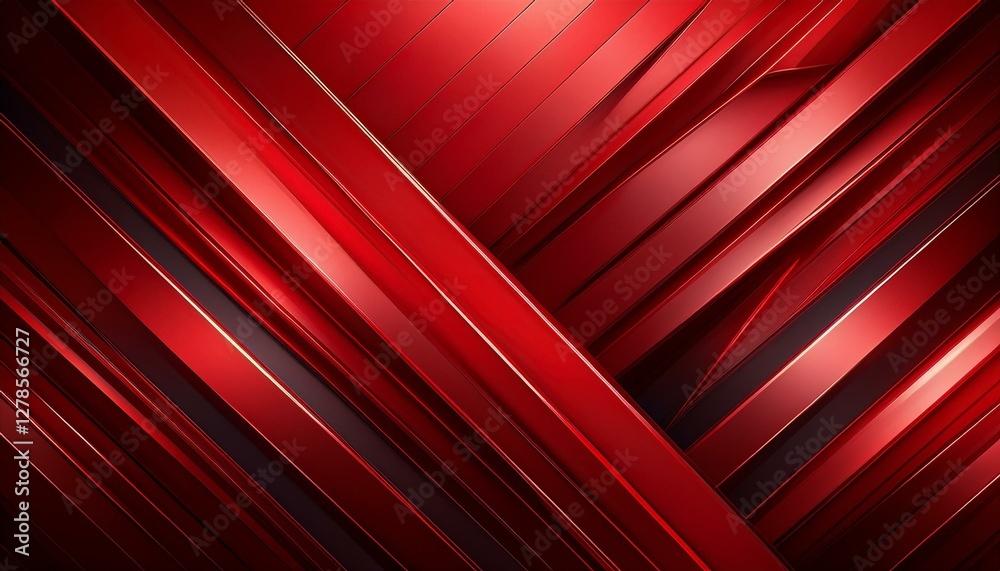 futuristic luxurious red geometric background