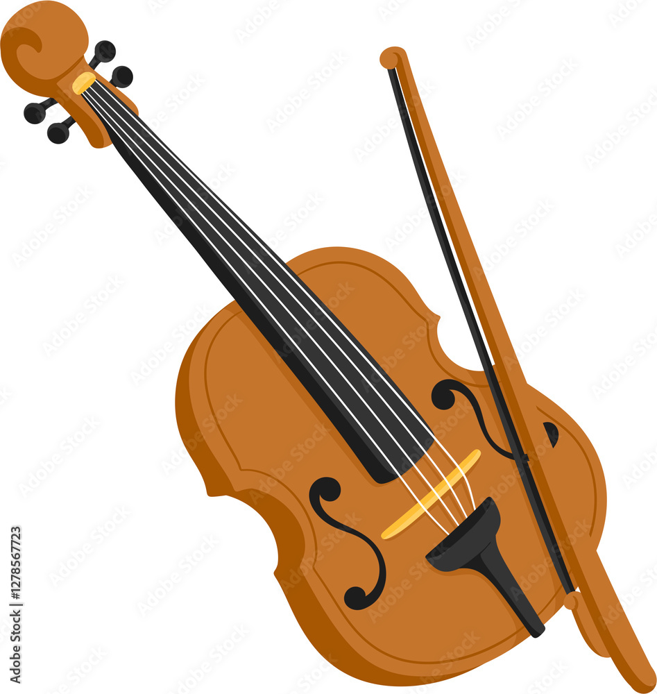Fototapeta premium illustration violin
