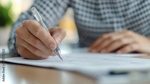 Students engaged in exam preparations with visible stress in classroom
