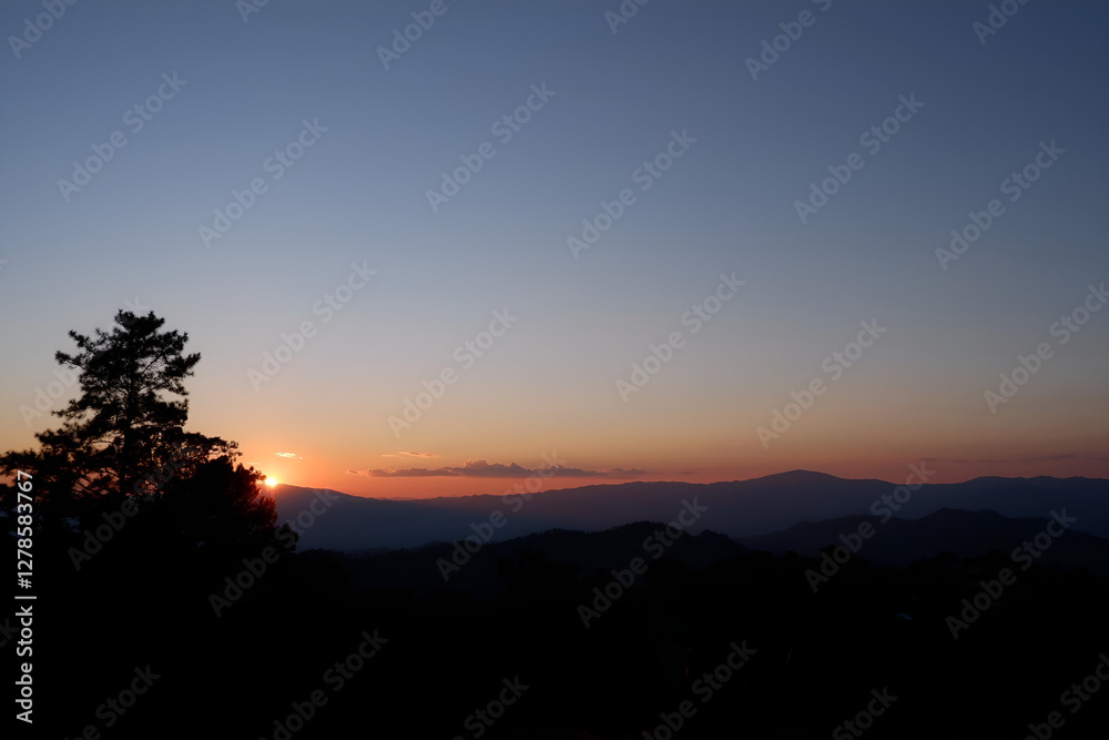 Fototapeta premium beautiful mountain in thailand
