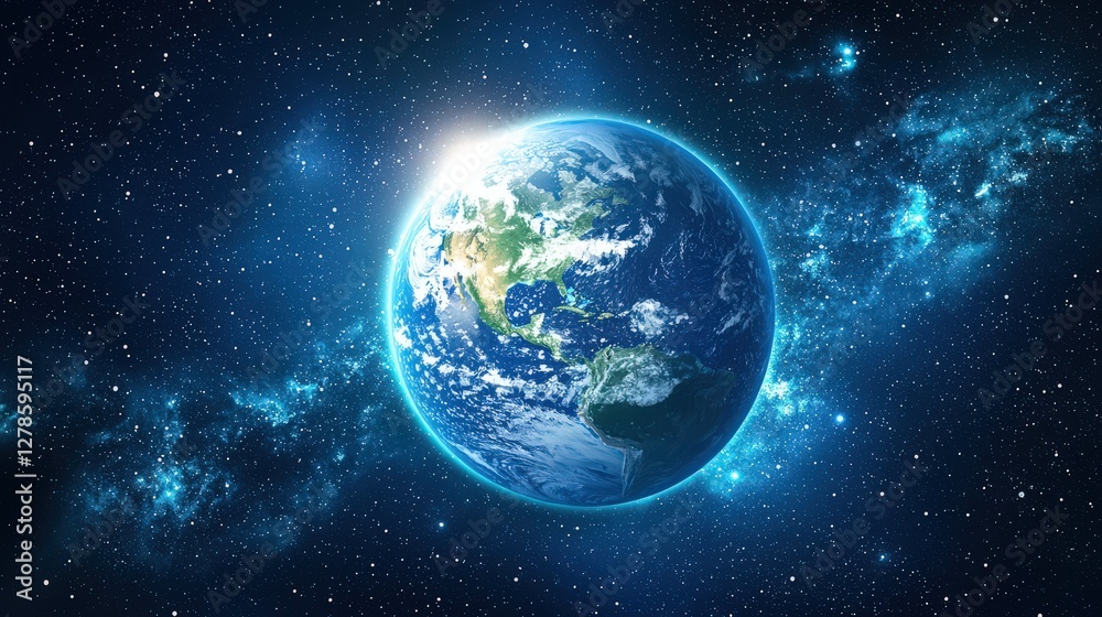 Fototapeta premium earth in space 