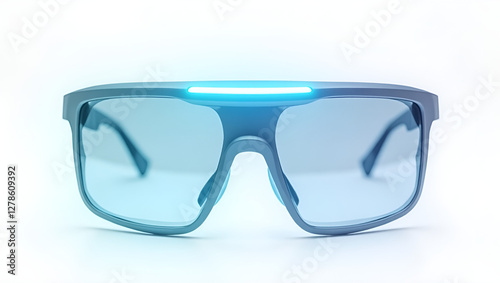 Futuristic Augmented Reality Smart Glasses – High-Tech Wearable Innovation.