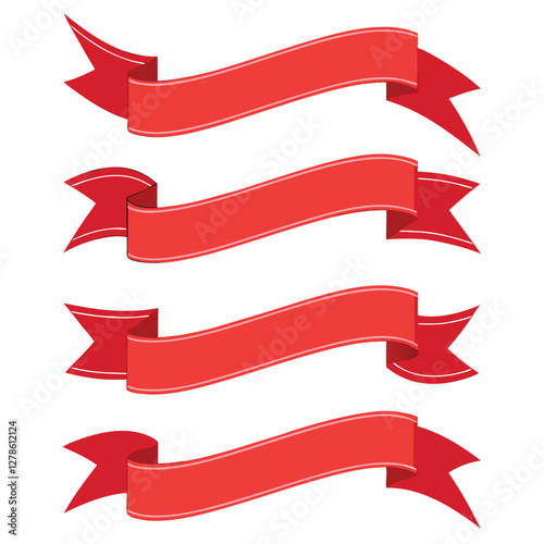 Free Download 3d-realistic-red-ribbons-set--ribbons-collection-i (2).eps - GFXLoad