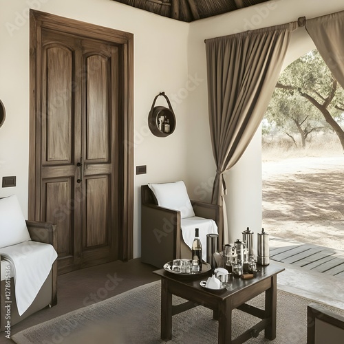 Serene Patio Illustration: ...