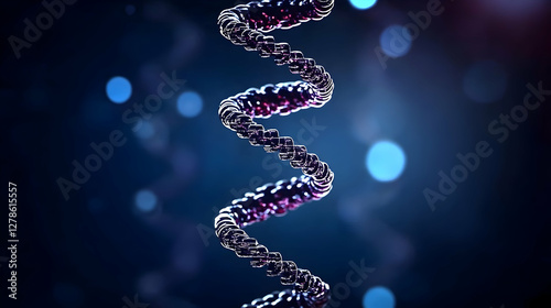 3D Helix Structure Abstract...