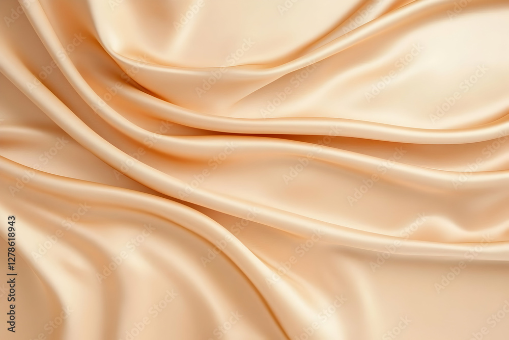 Obraz premium Peach Silk Drape Background Image