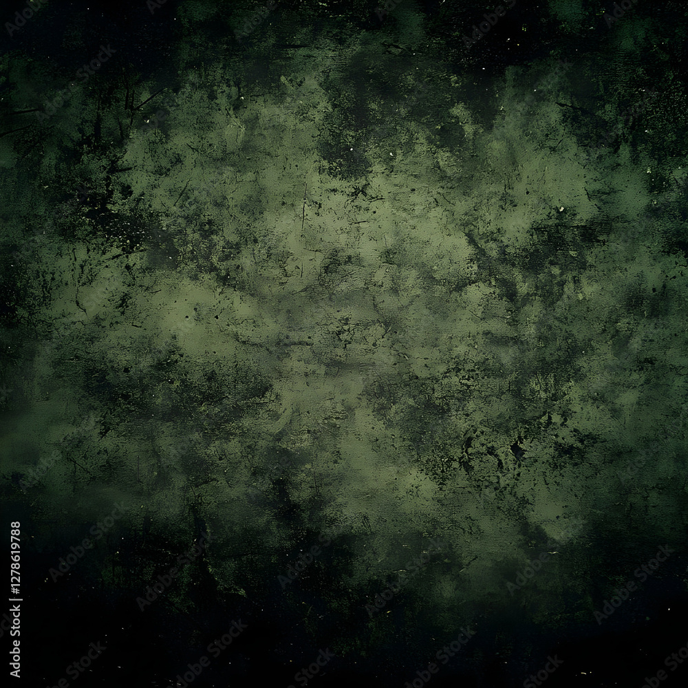 Obraz premium Dark Green Abstract Texture Background Illustration