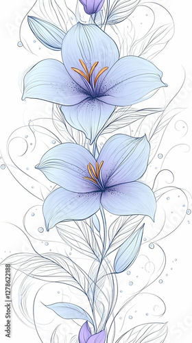 Elegant Lily Illustration