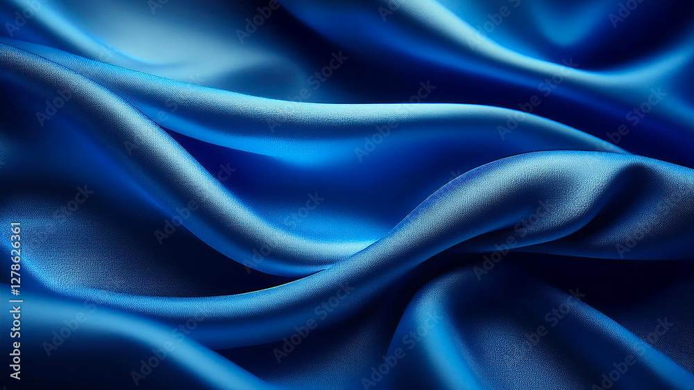 Obraz premium Midnight blue fabric 