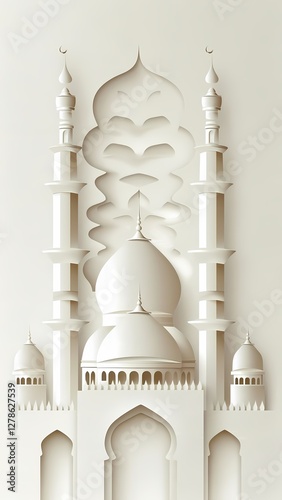 Elegant Mosque Illustration