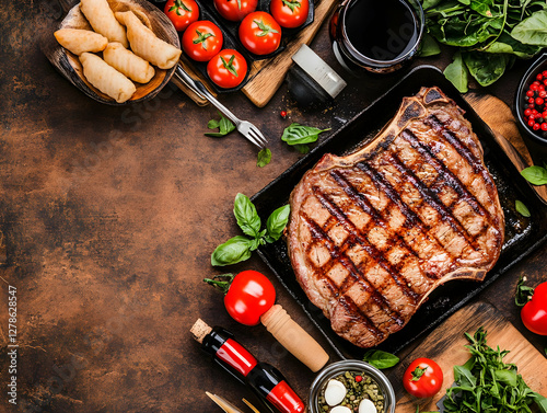 Grilled Steak Food Photography