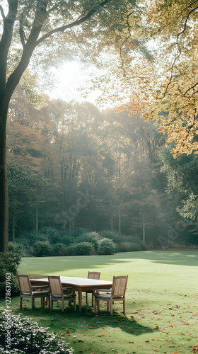 Autumnal Park Table Setting...