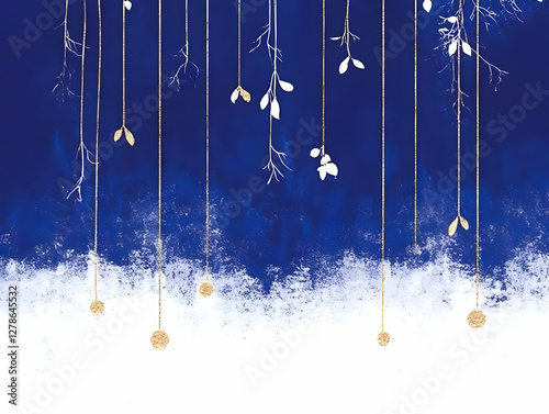 Winter Abstract Background ...