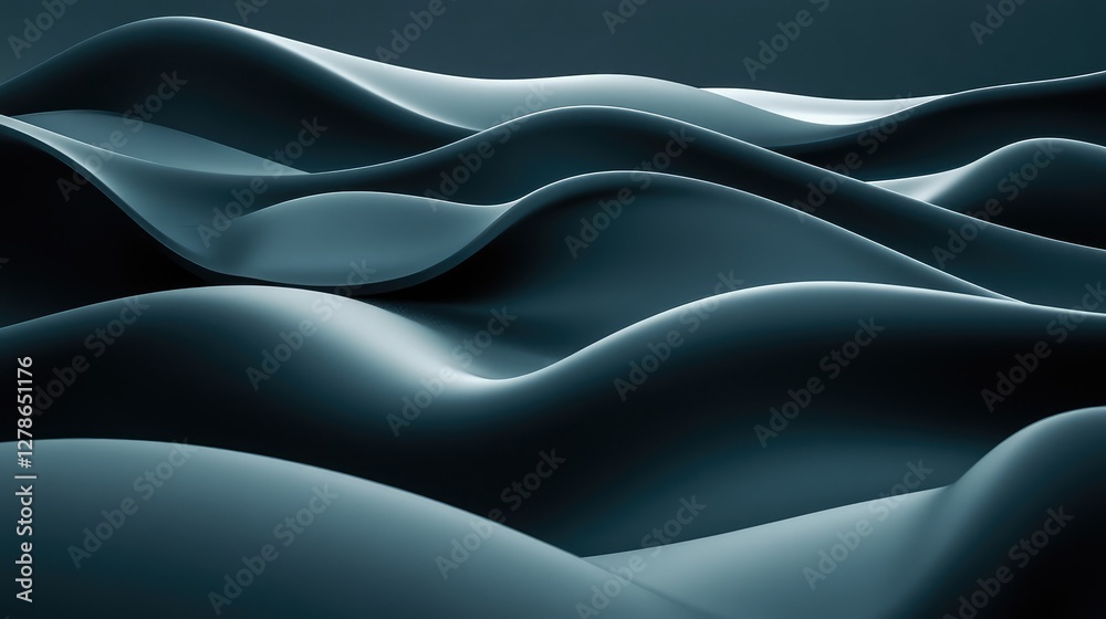 Fototapeta premium A medium gray texture with smooth gradients, creating a timeless and professional atmosphere with plenty of space for copy or content.