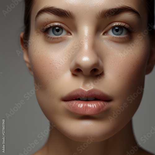 Radiant Beauty: Realistic High-Definition Image for Skincare Campaign with Elegance and Confidence
