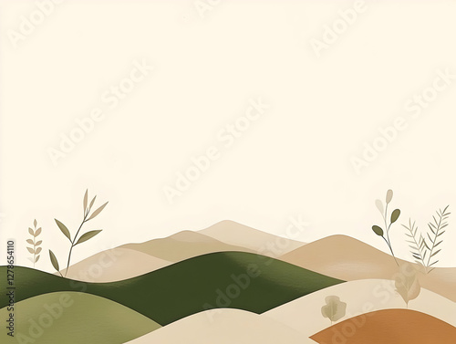 Abstract Landscape Illustra...