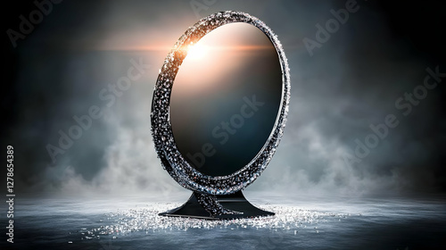 Crystal Mirror 3D Render