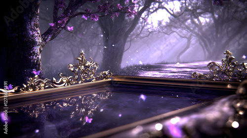 Enchanted Golden Frame 3D I...