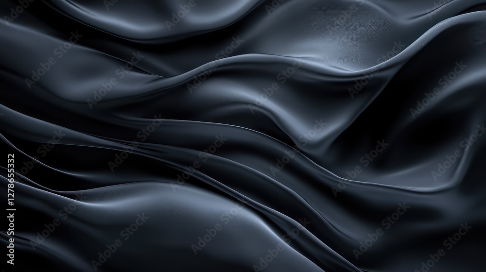 Fototapeta premium A smooth dark gray background with a polished, matte texture, offering a contemporary and clean backdrop with plenty of room for text.