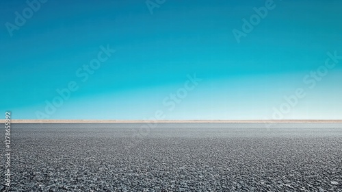 Asphalt Road  Blue Sky  Horizon  Empty Road  Summer  Travel  Transportation