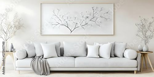 Serene Minimalist Living Ro...