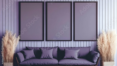 Purple Living Room Mockup 3...