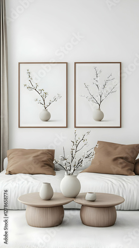 Serene Minimalist 3D Room I...